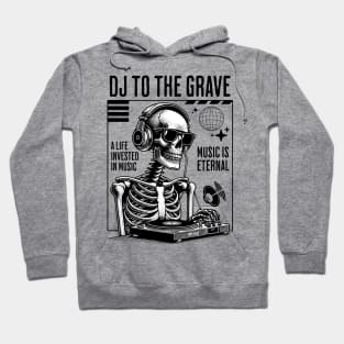 DJ - Music Is Eternal Skelton DJ Hoodie